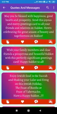 Jewish Festival Greetings Pho android App screenshot 4